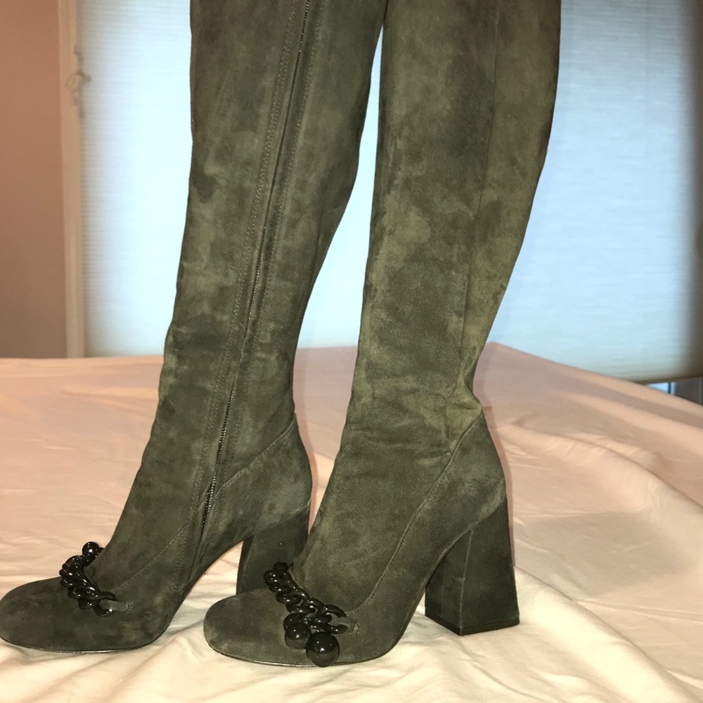 Tory Burch Addison boots in Green